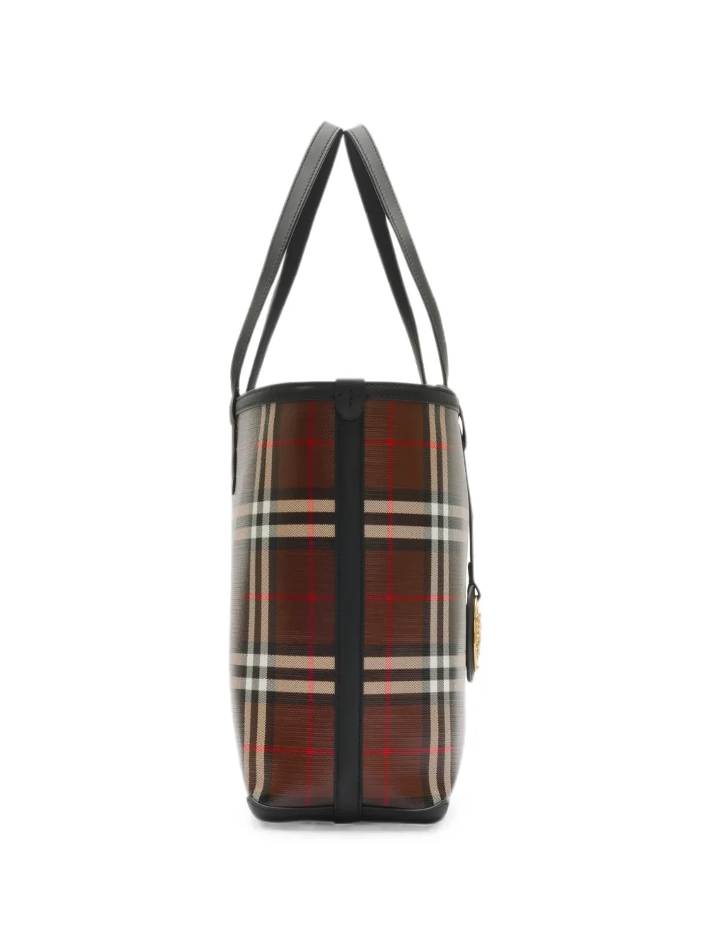 Burberry Kleine Check shopper Bruin
