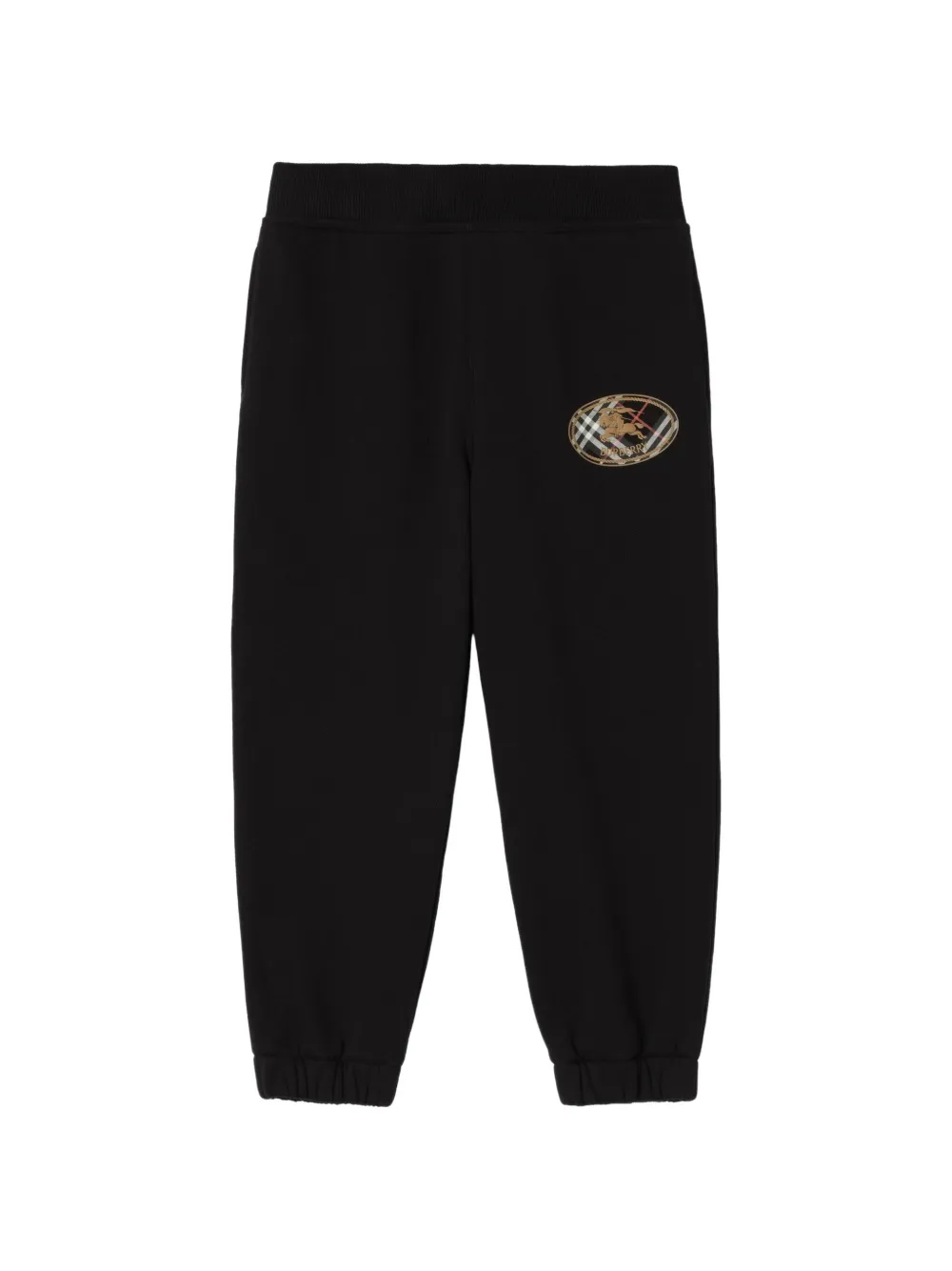 Burberry Kids check-knight track pants - Nero
