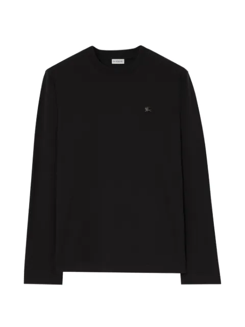 Burberry long-sleeve Metal Knight cotton top