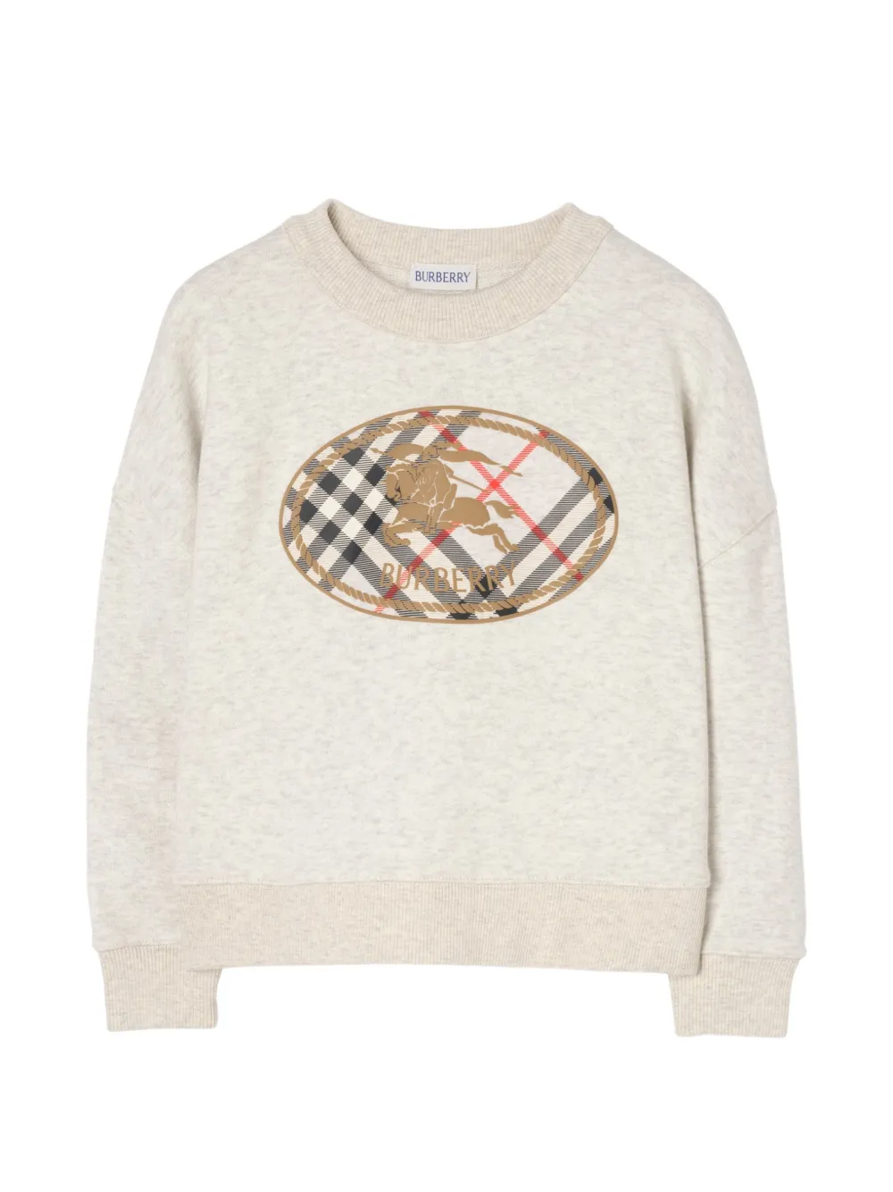 Burberry Kids knight-print sweater - Toni neutri
