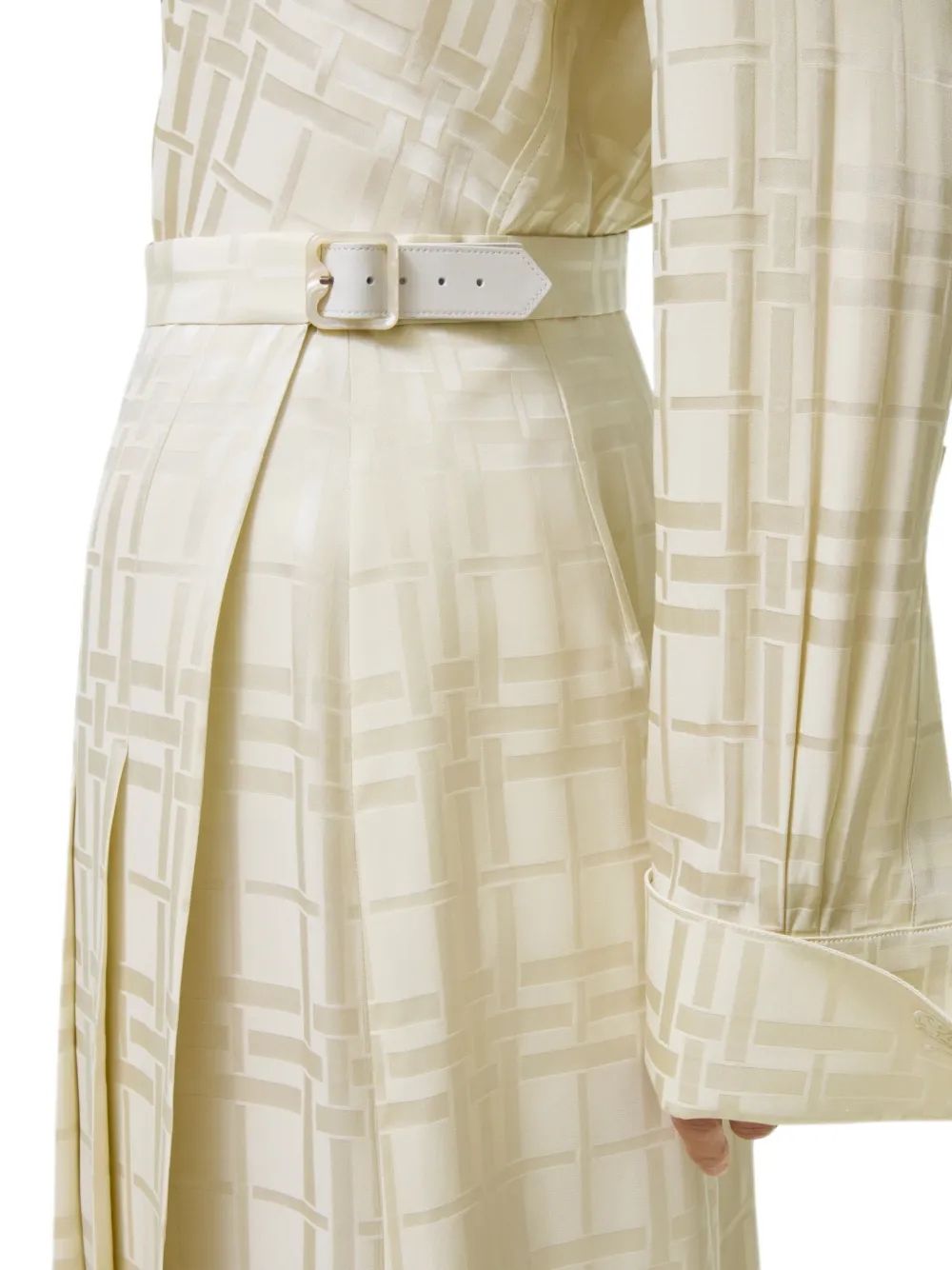 Burberry Midi-plooirok Beige