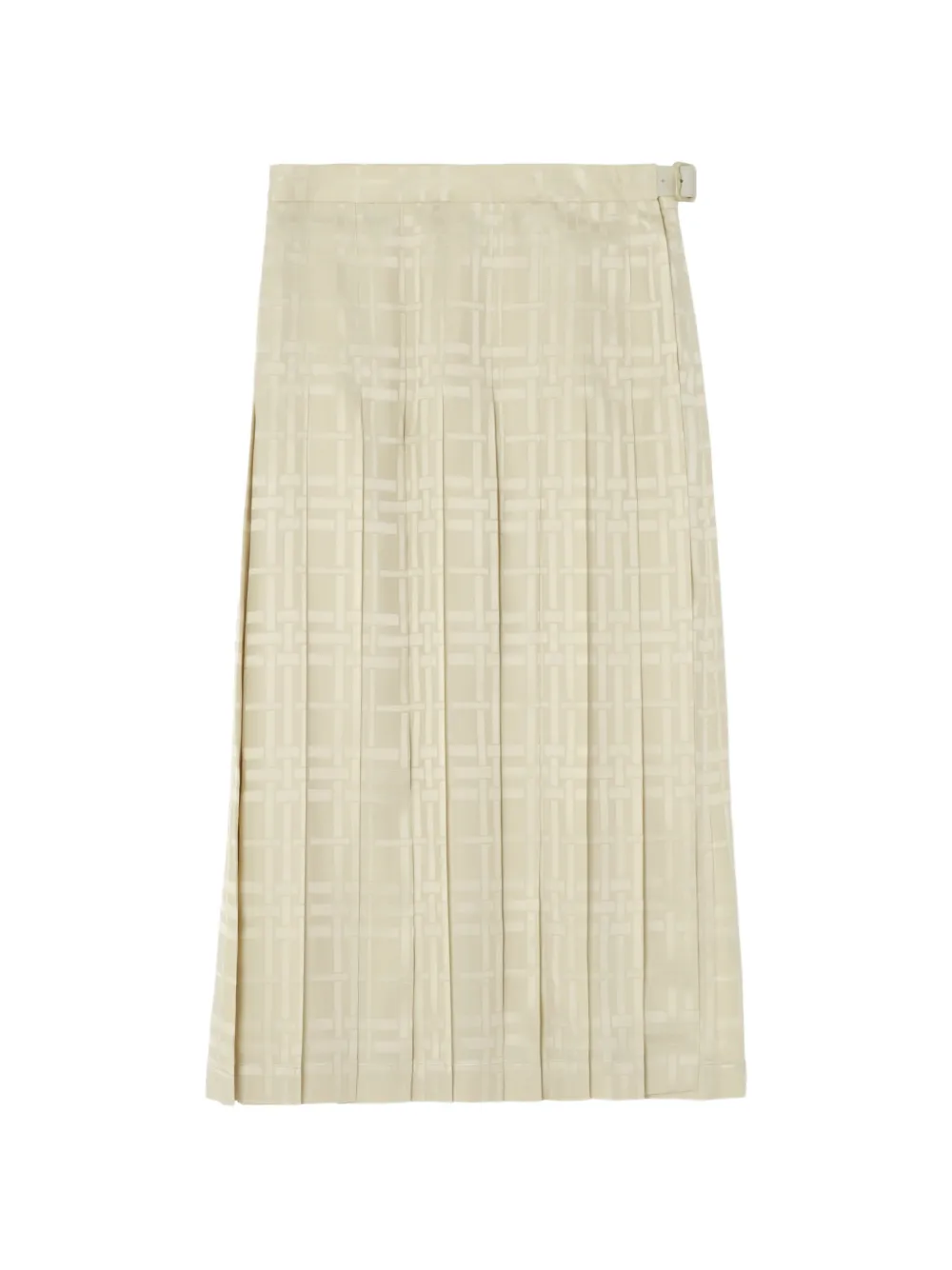 Burberry Midirock mit Falten - Nude