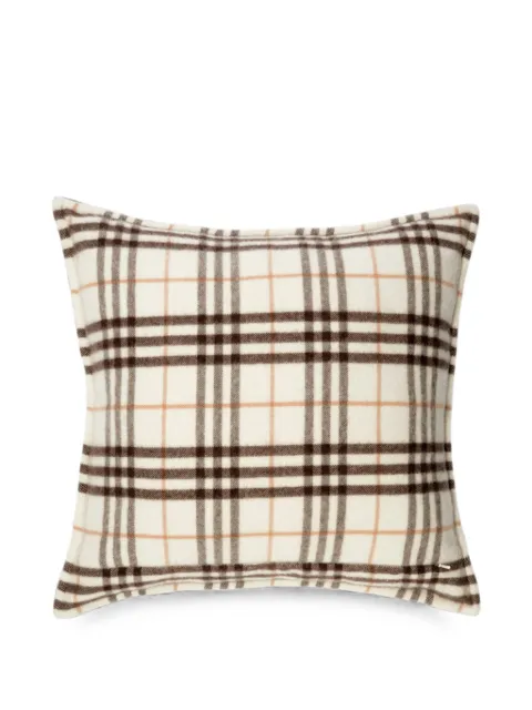 Burberry Check cashmere cushion