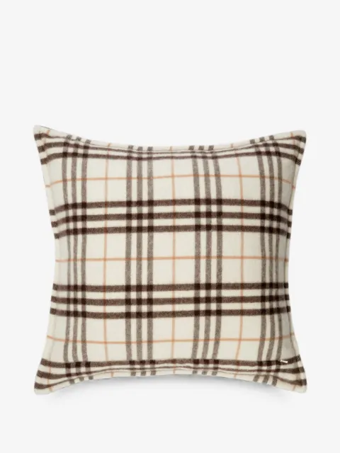 Burberry Check cashmere cushion