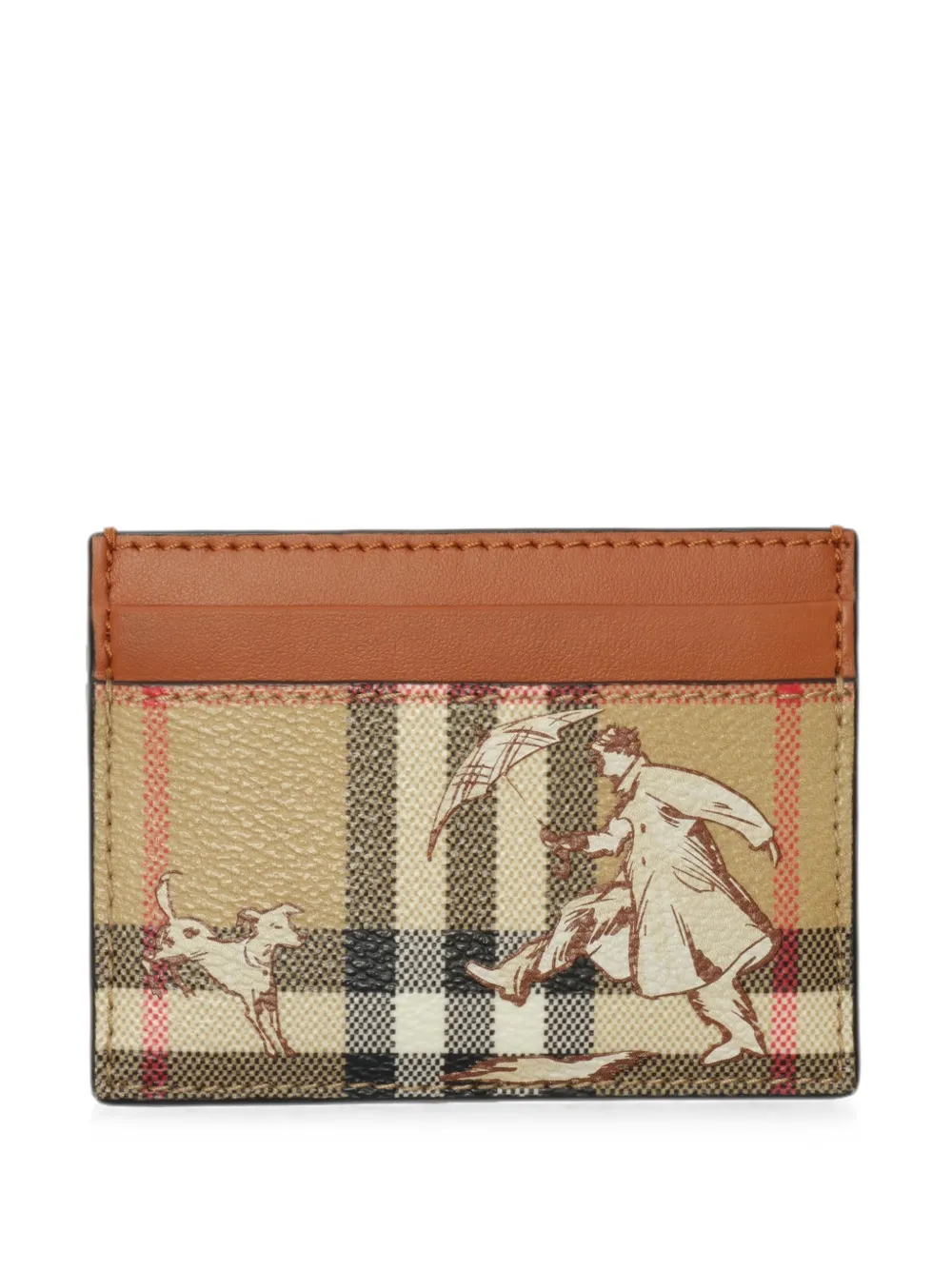 Burberry Mates Check card holder - Toni neutri