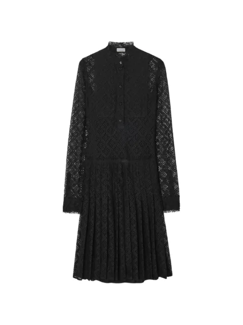 Burberry Kariertes Spitzenkleid