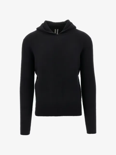 Rick Owens fine-knit hoodie