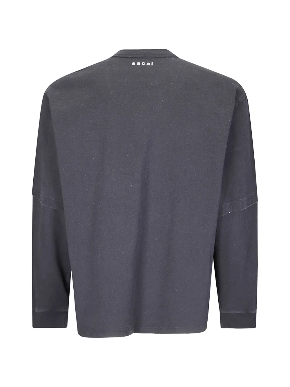 sacai T-shirt met borstzak Grijs