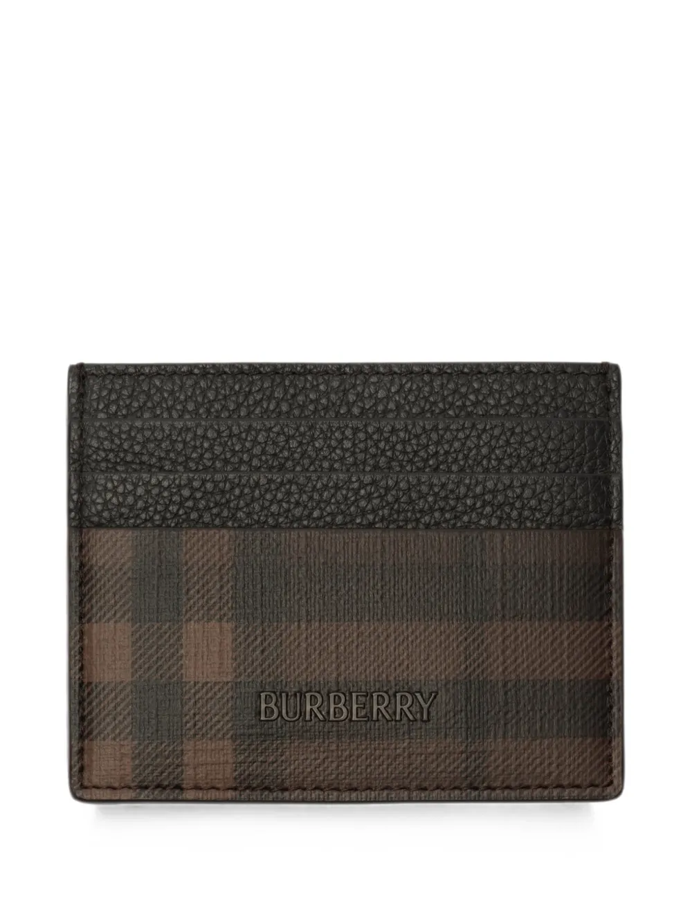 Burberry Check card case - Marrone