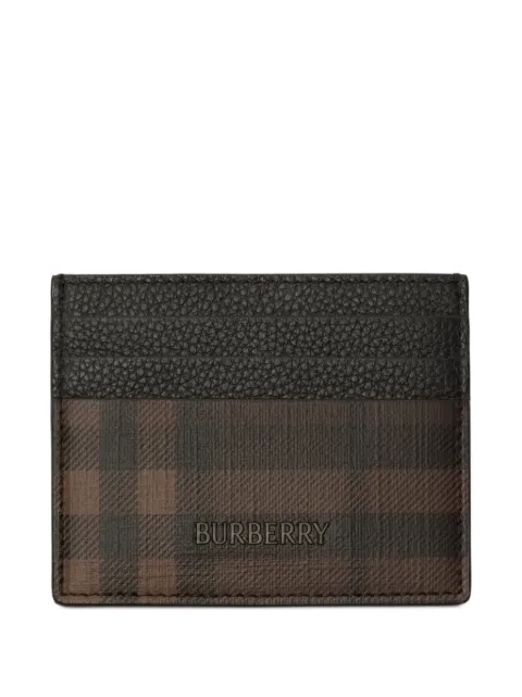 Burberry Check card case