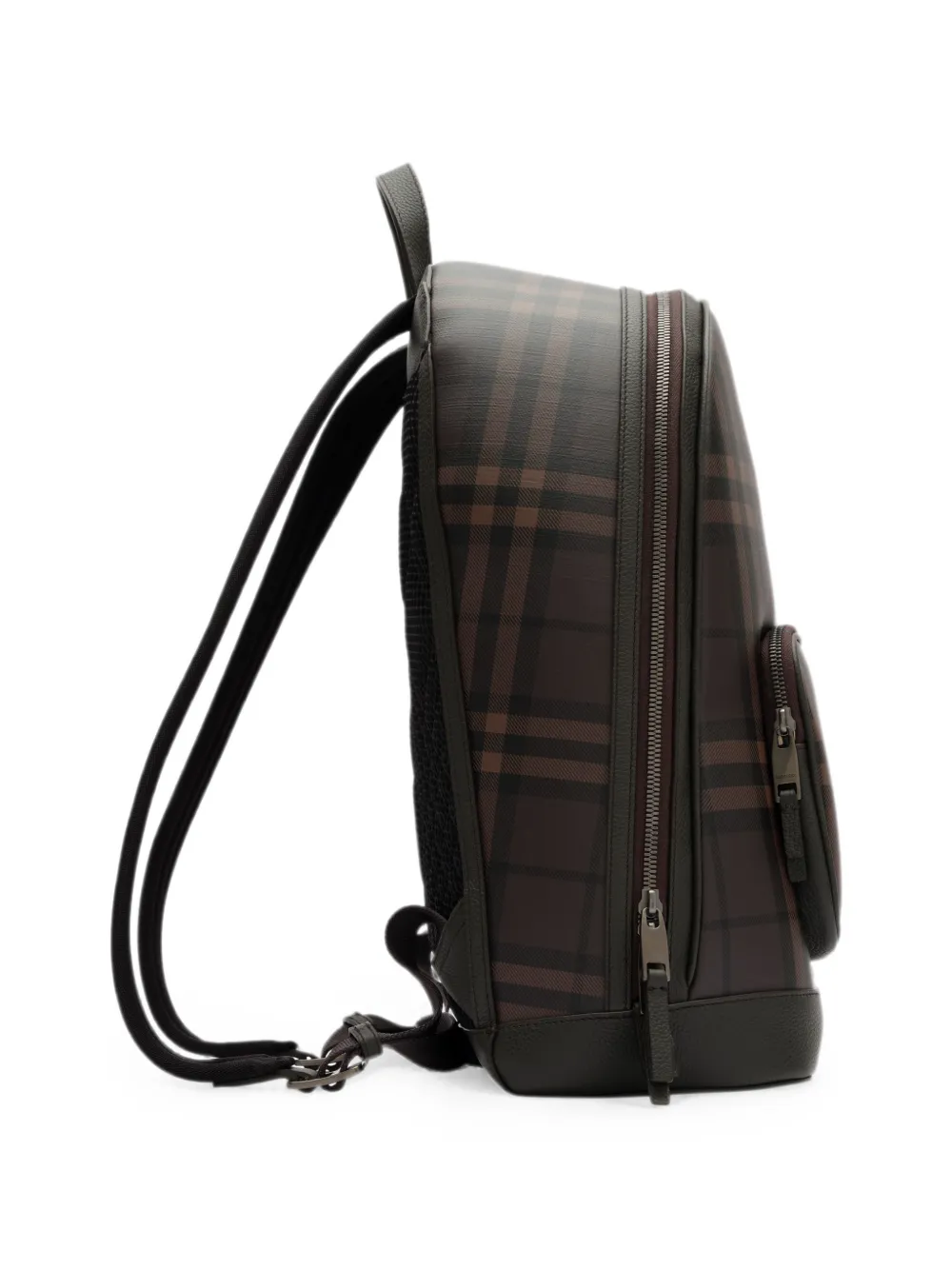 Burberry City Check rugzak met rits Bruin