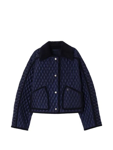 Burberry Floriston quilted cropped jacket