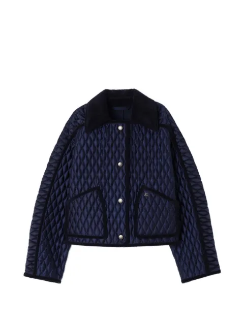 Burberry cropped quilted nylon Floriston jacket