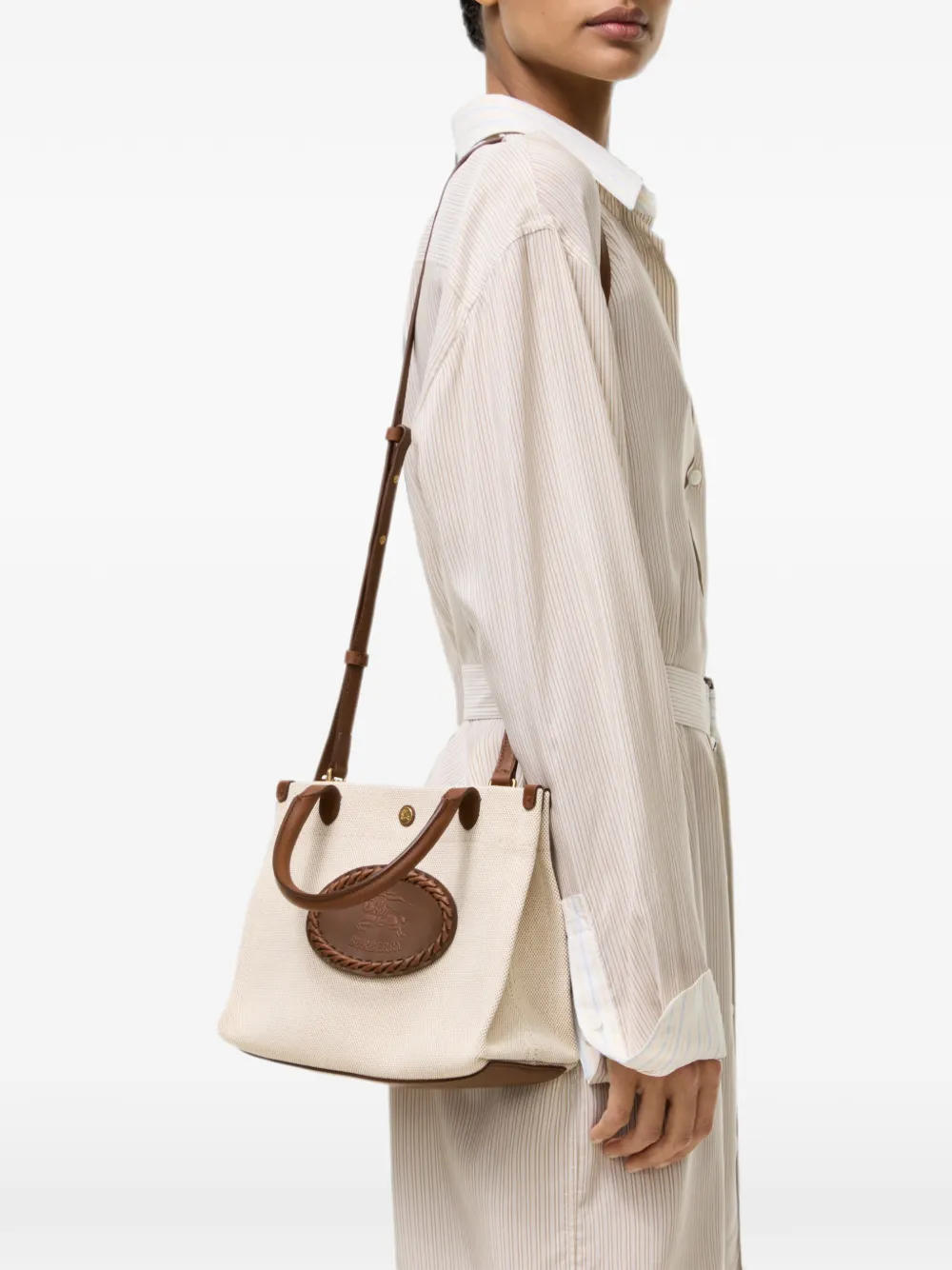 Burberry Clovelly mini-shopper Beige
