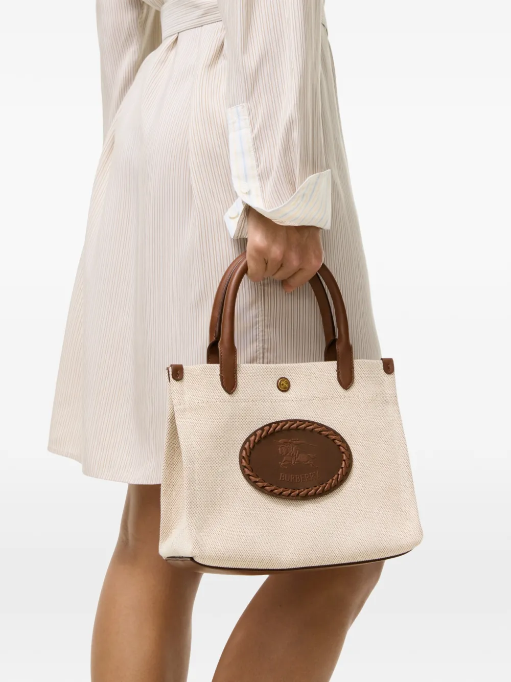Burberry Clovelly mini-shopper Beige