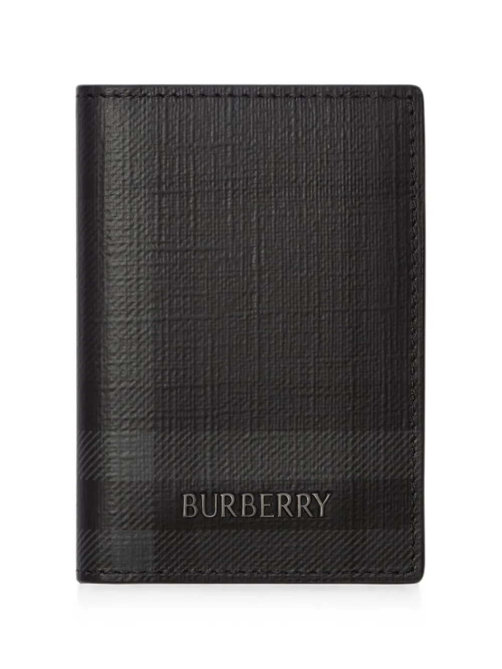Burberry City Check folding card case - Nero