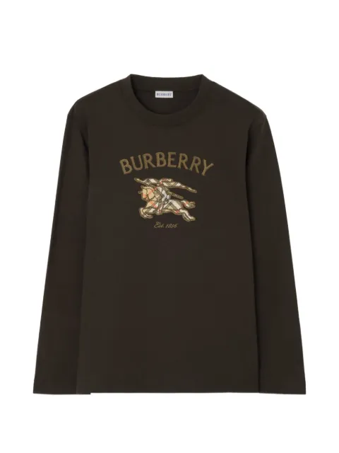 Burberry Knight Check棉长袖T恤