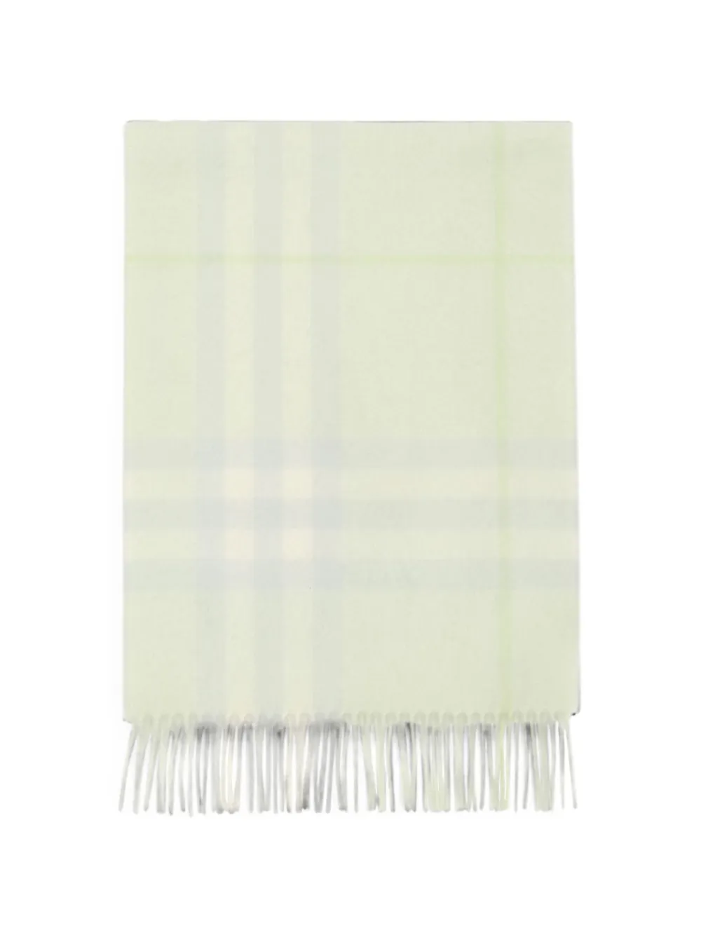 Burberry Check cashmere scarf - Verde