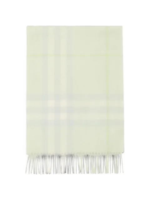 Burberry Check cashmere scarf
