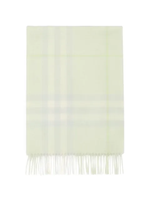 Burberry Check cashmere scarf