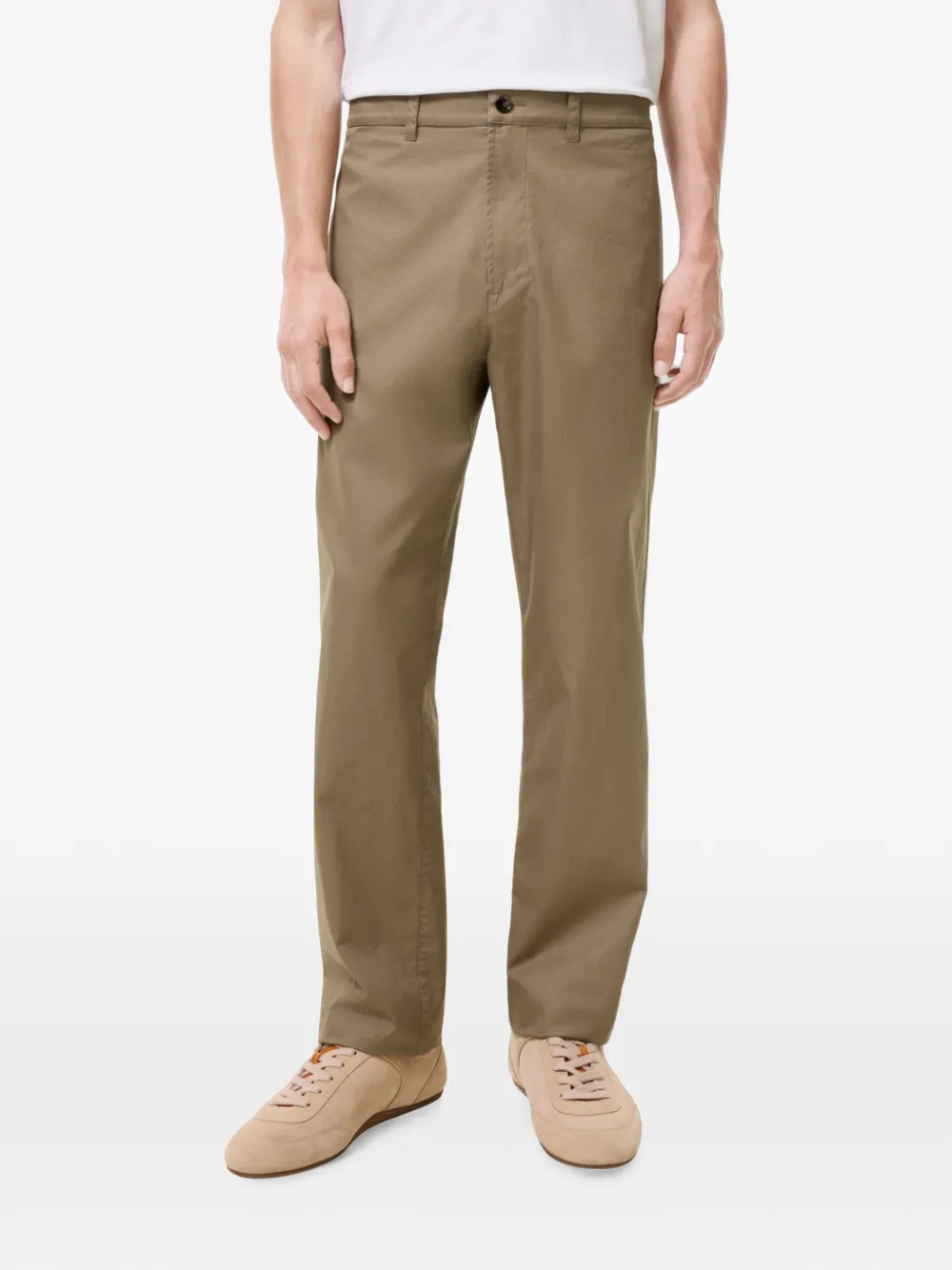 Burberry Tropische gabardine chino broek Beige