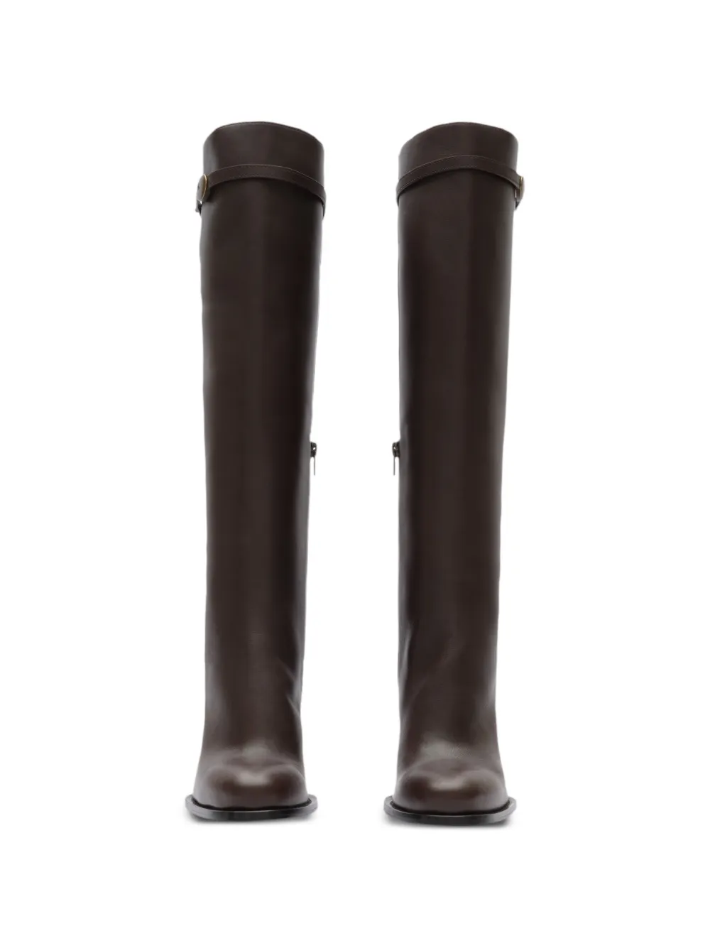 Burberry Pillar leren laarzen Bruin