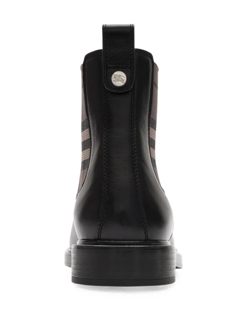 Burberry 皮革 Pembroke 靴 Zwart