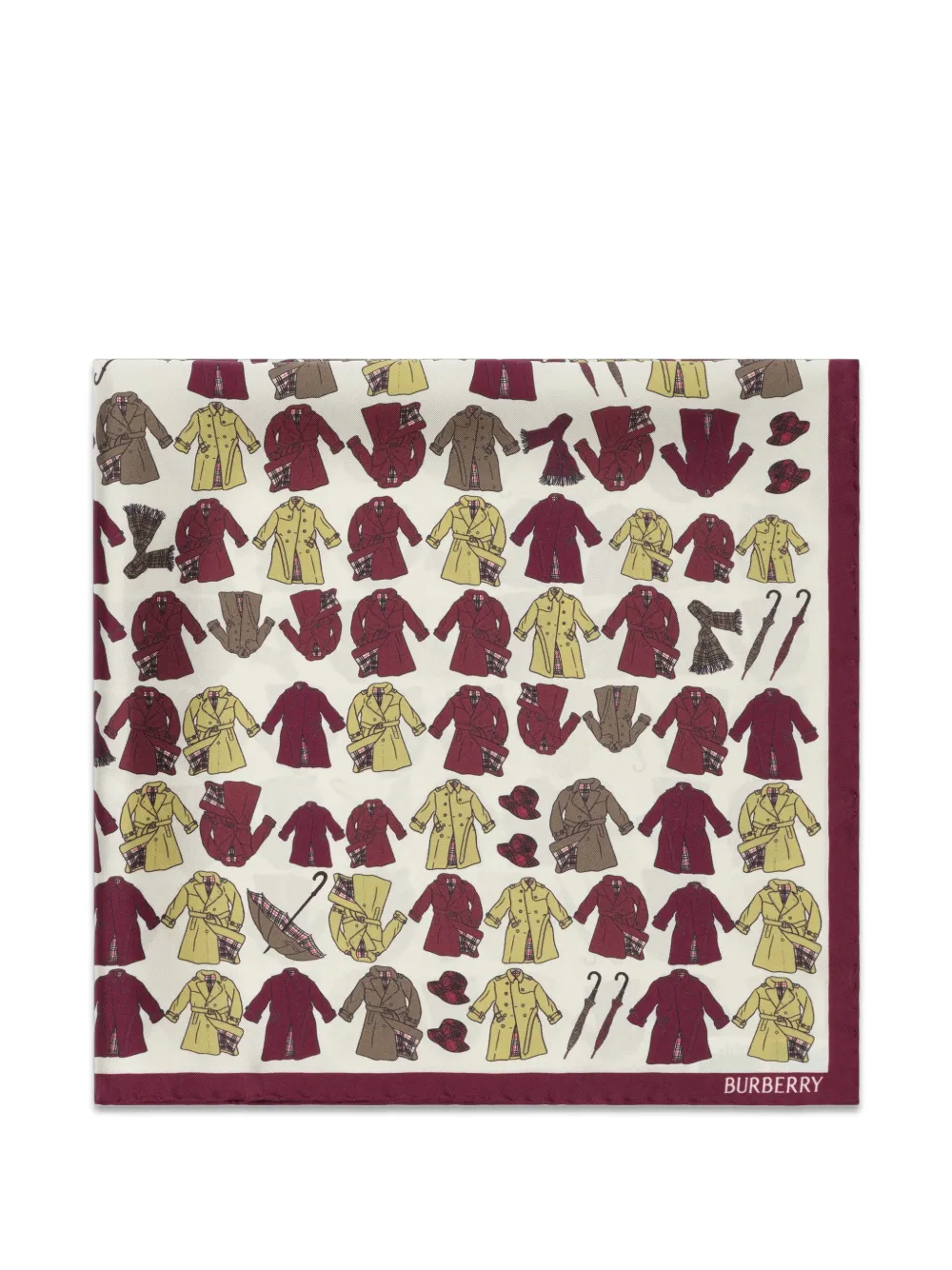 Burberry trench coat silk scarf - Neutrals