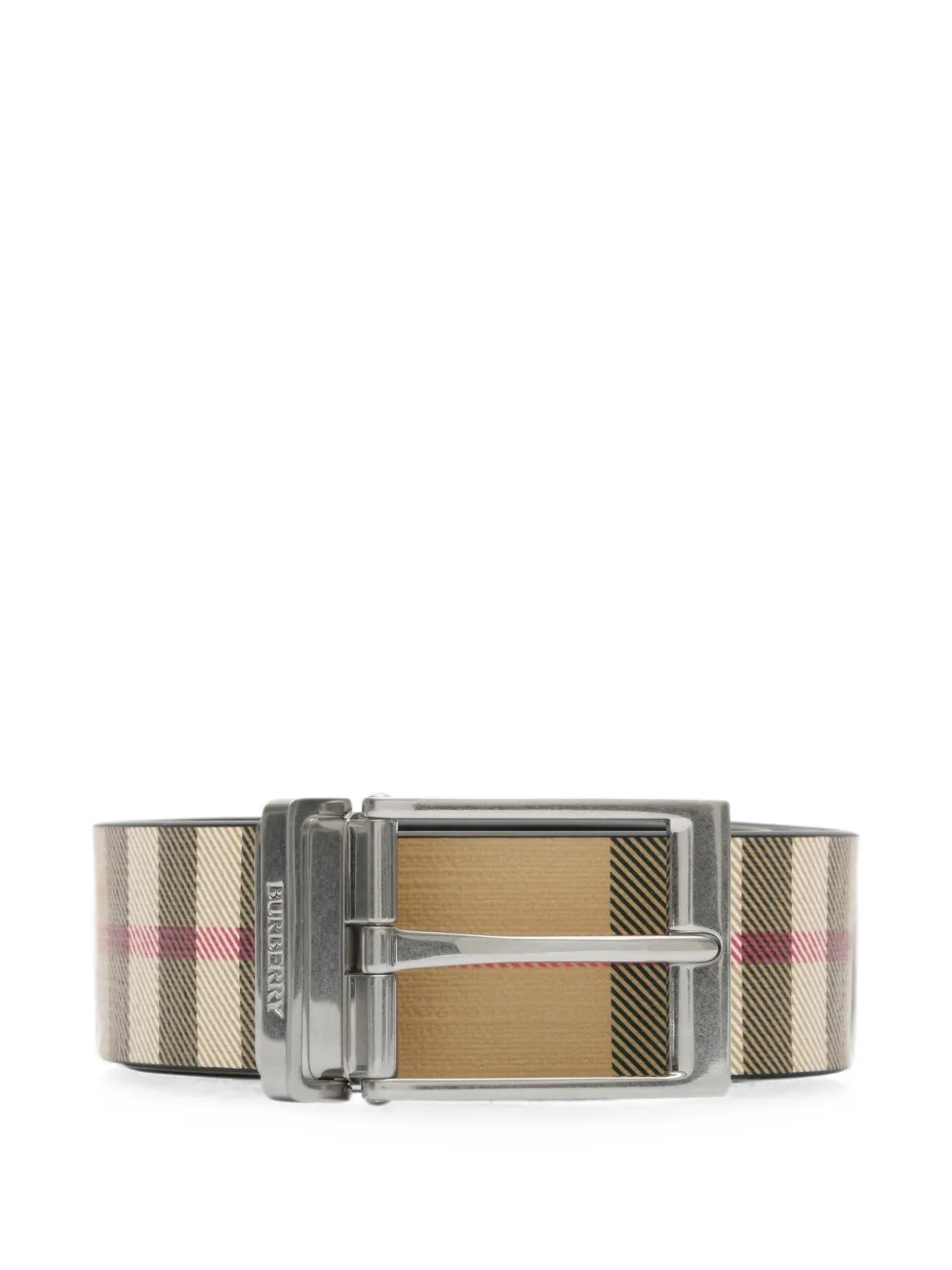 Burberry reversible check belt - Toni neutri