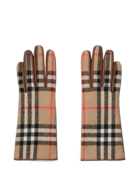 Burberry Check-pattern gloves