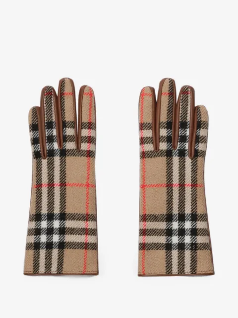 Burberry Check-pattern gloves