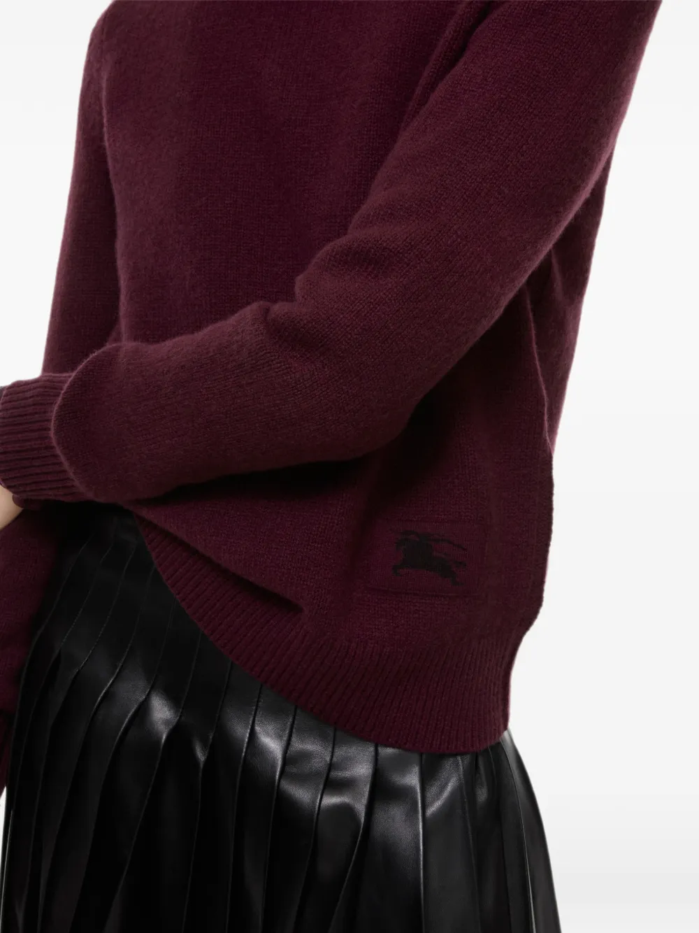 Burberry Kasjmier trui Paars