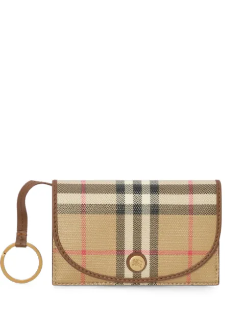 Burberry Check folding card case & key ring