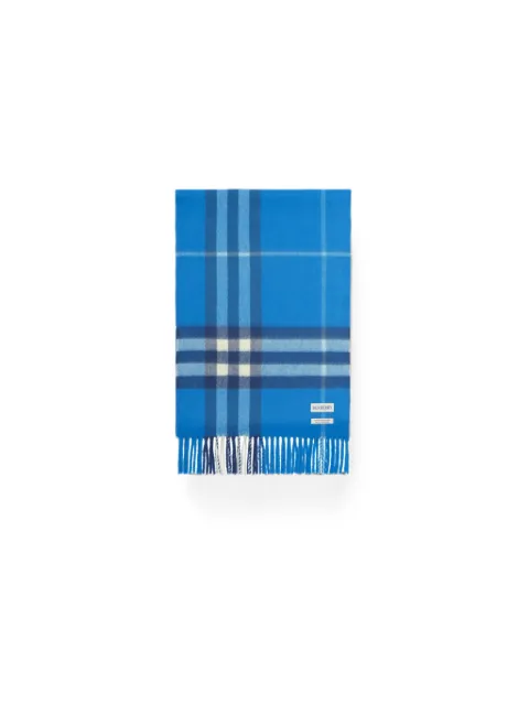 Burberry Check cashmere scarf