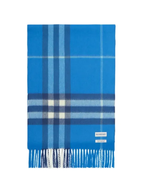 Burberry Check cashmere scarf