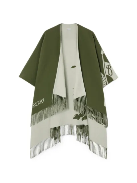 Burberry Knight wool cashmere cape