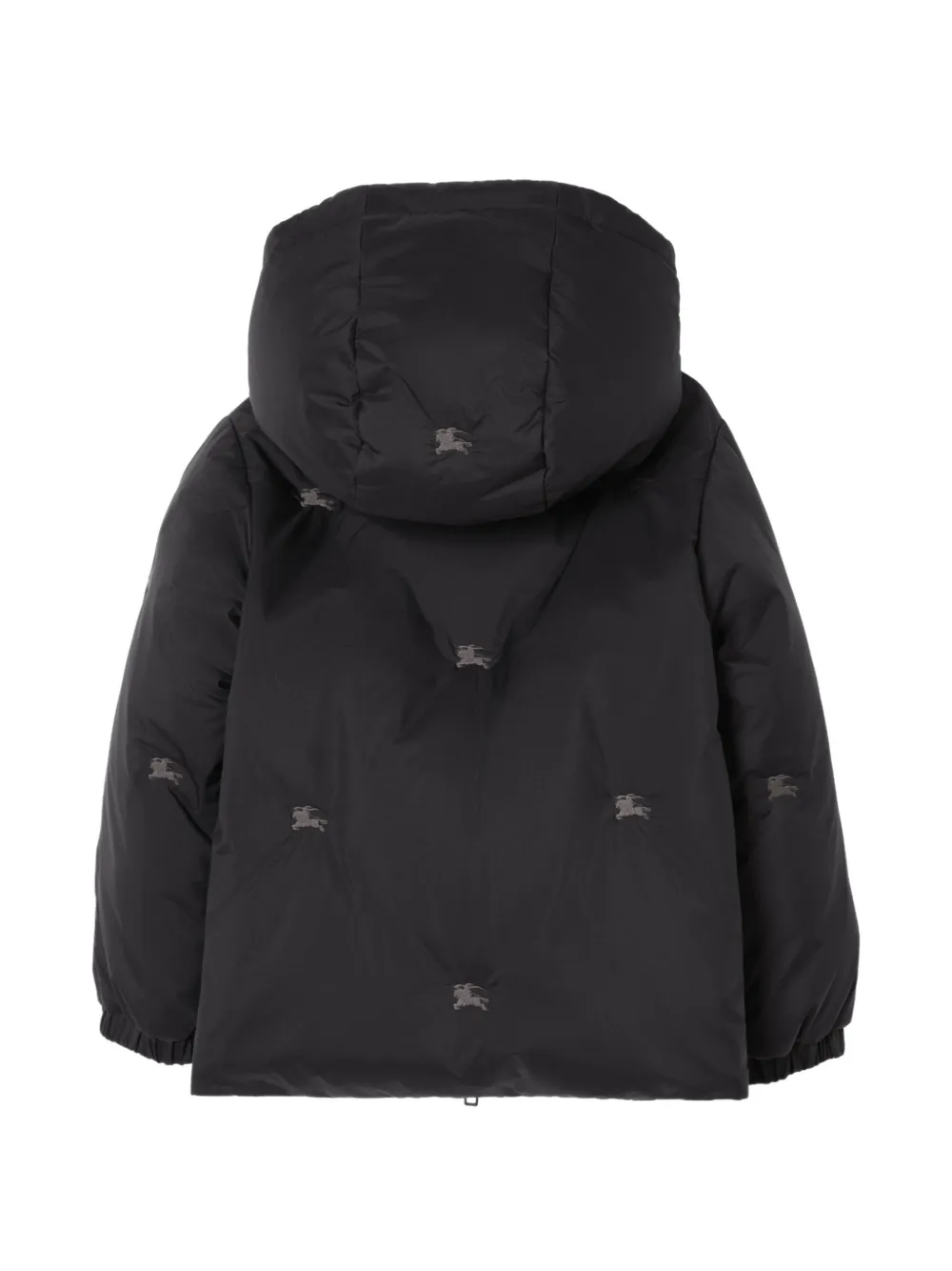 Burberry Kids Omkeerbaar donsjack Zwart