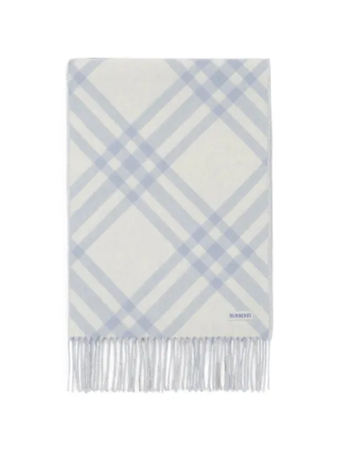 Burberry Check cashmere scarf