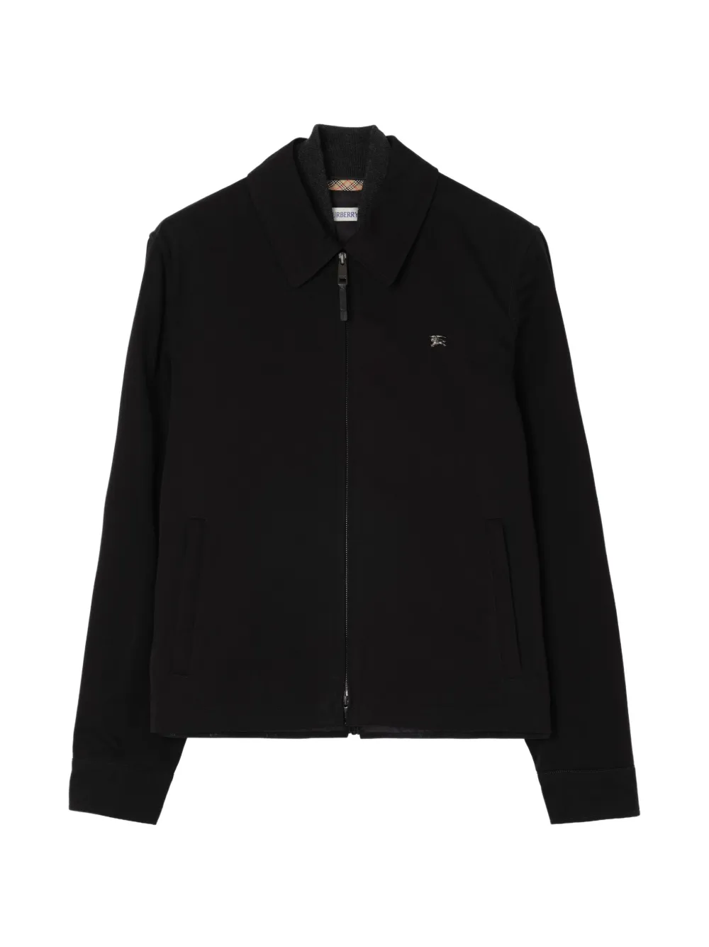 Burberry Bloomsbury harrington katoenen jack Zwart