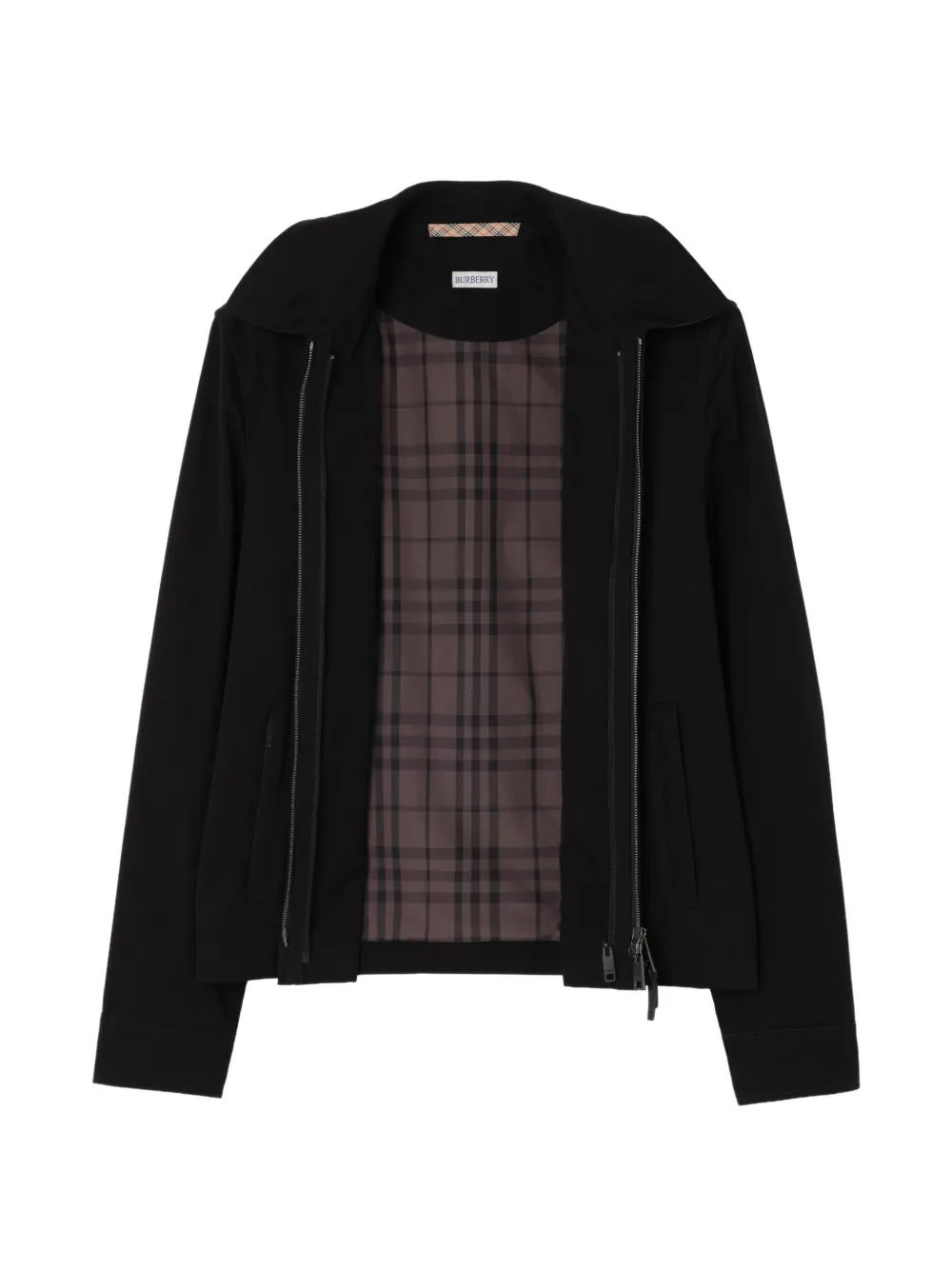 Burberry Bloomsbury harrington katoenen jack Zwart