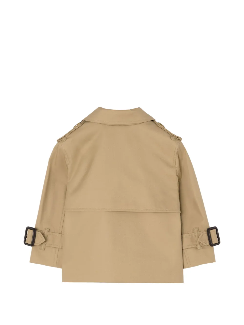 Burberry Kids Katoenen trenchcoat Beige