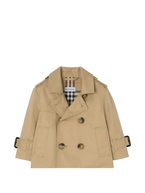 Burberry Kids cotton trench coat