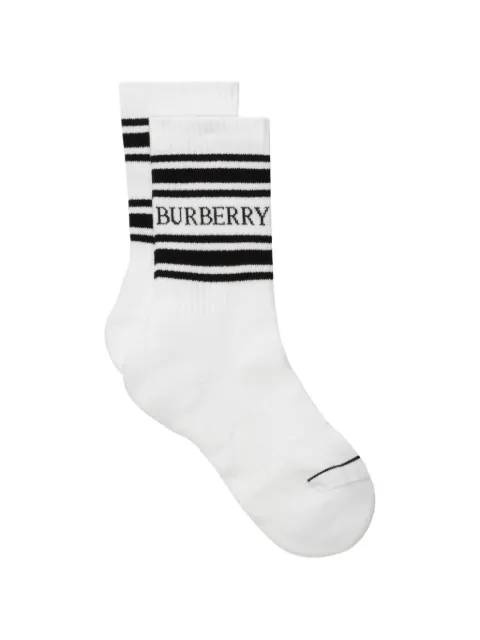 Burberry logo cotton nylon socks