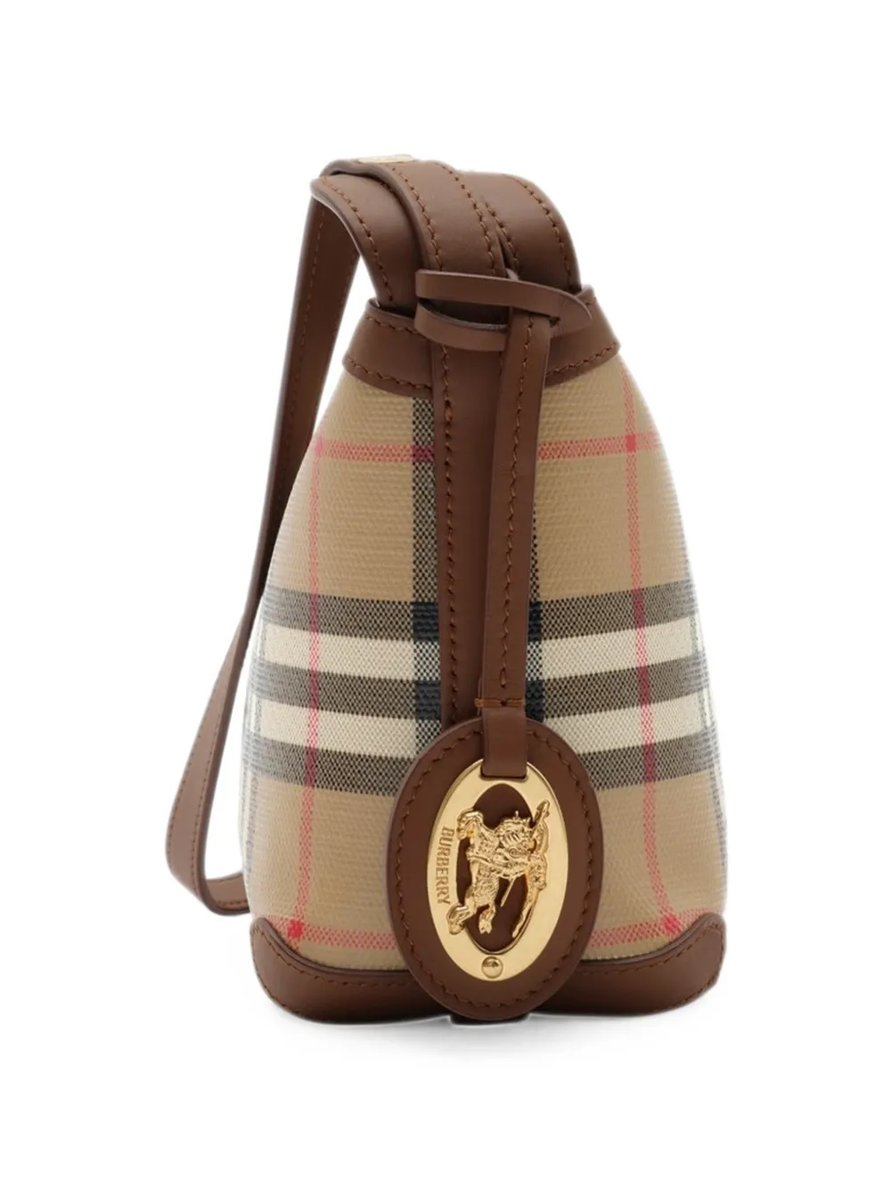 Burberry Check mini-schoudertas Beige