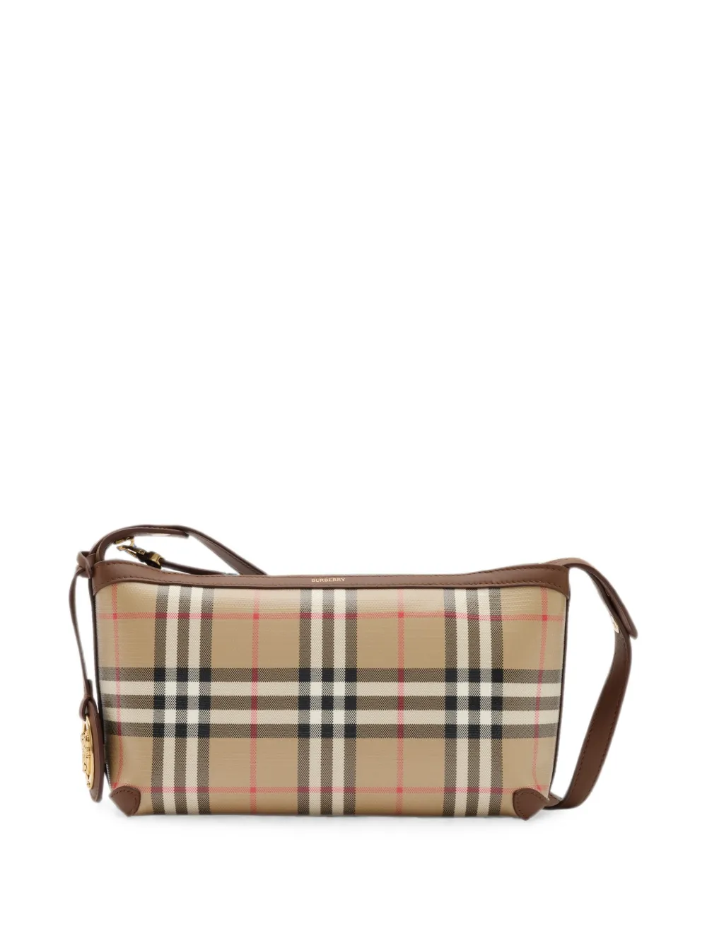 Burberry Check mini-schoudertas Beige