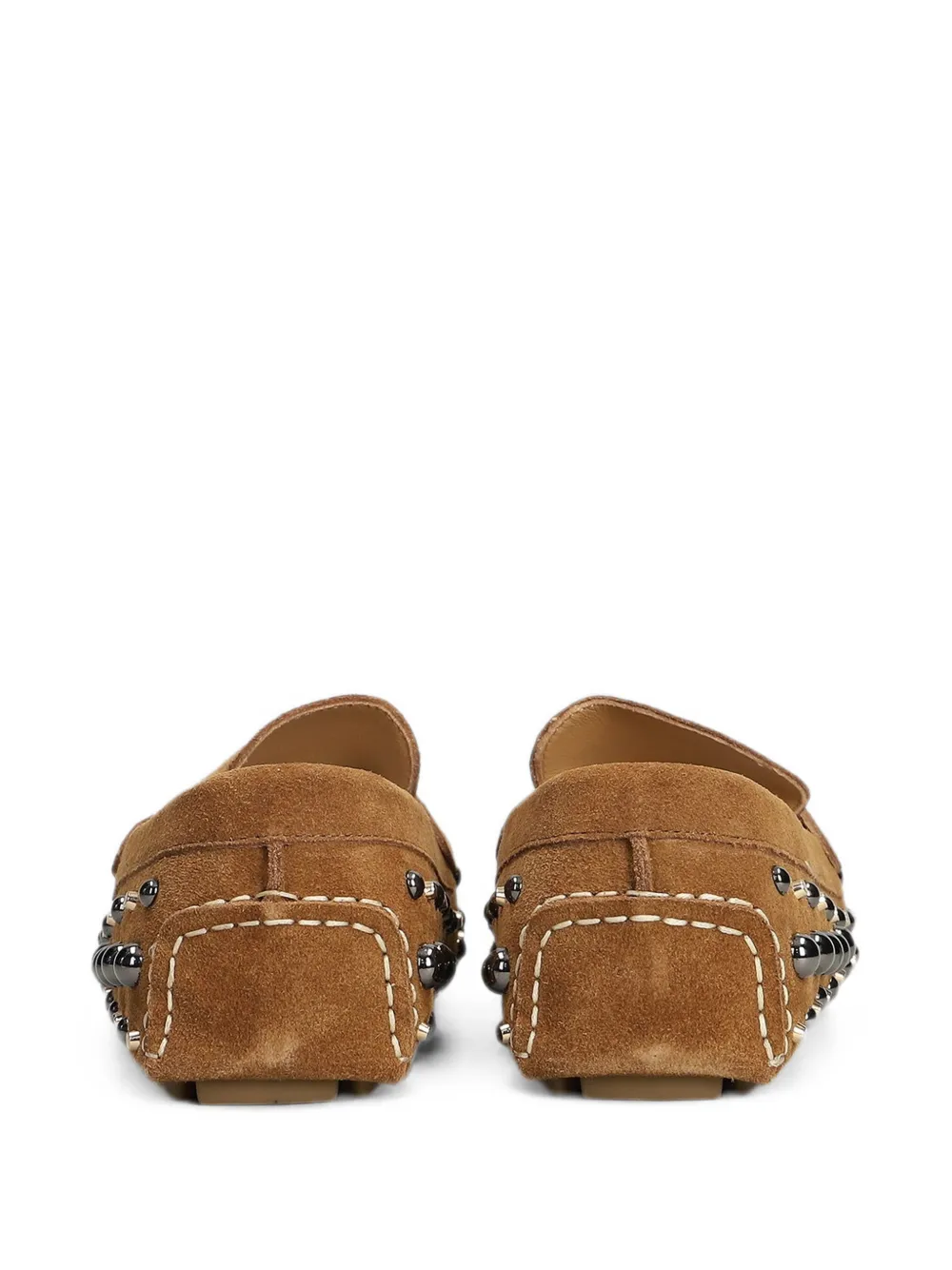 strategia shoes Mykonos loafers met kwastje en studs Bruin
