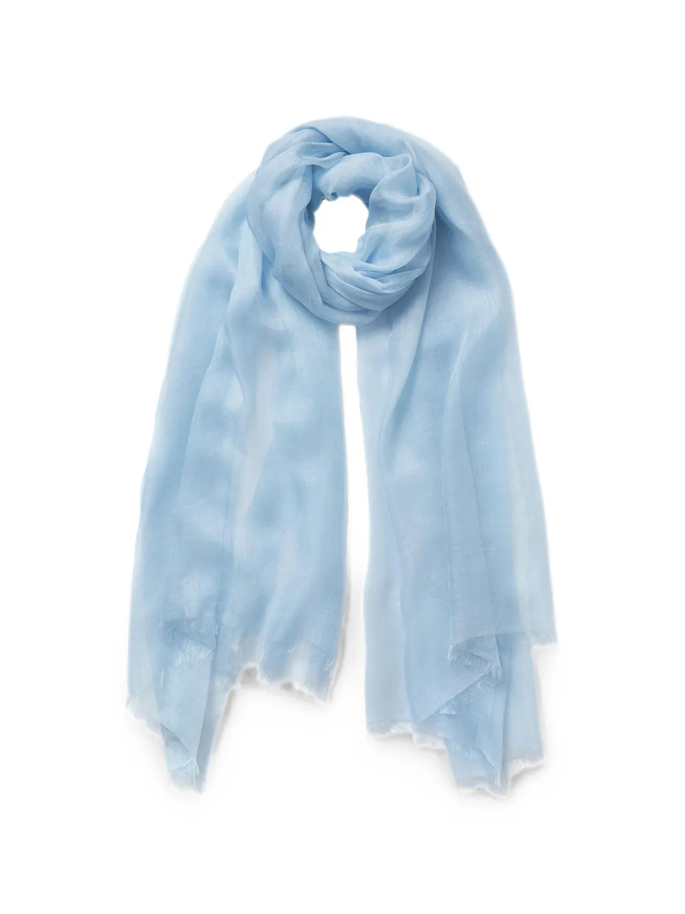 Jane Carr Cloud frayed-edge scarf - Blau