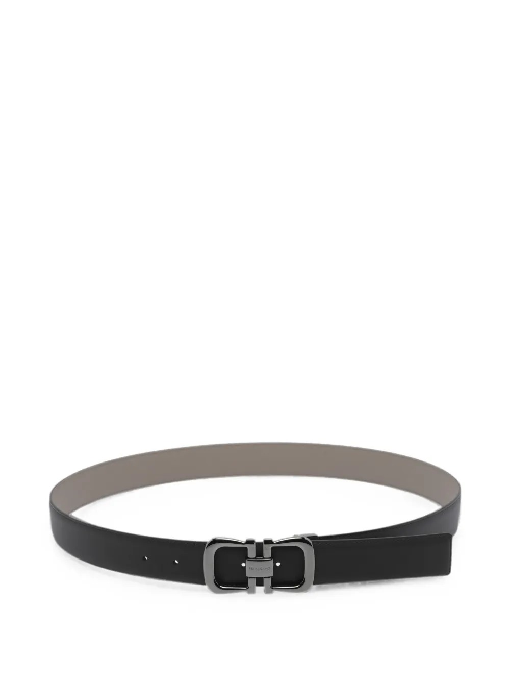 Ferragamo Gancini-buckle belt - Nero