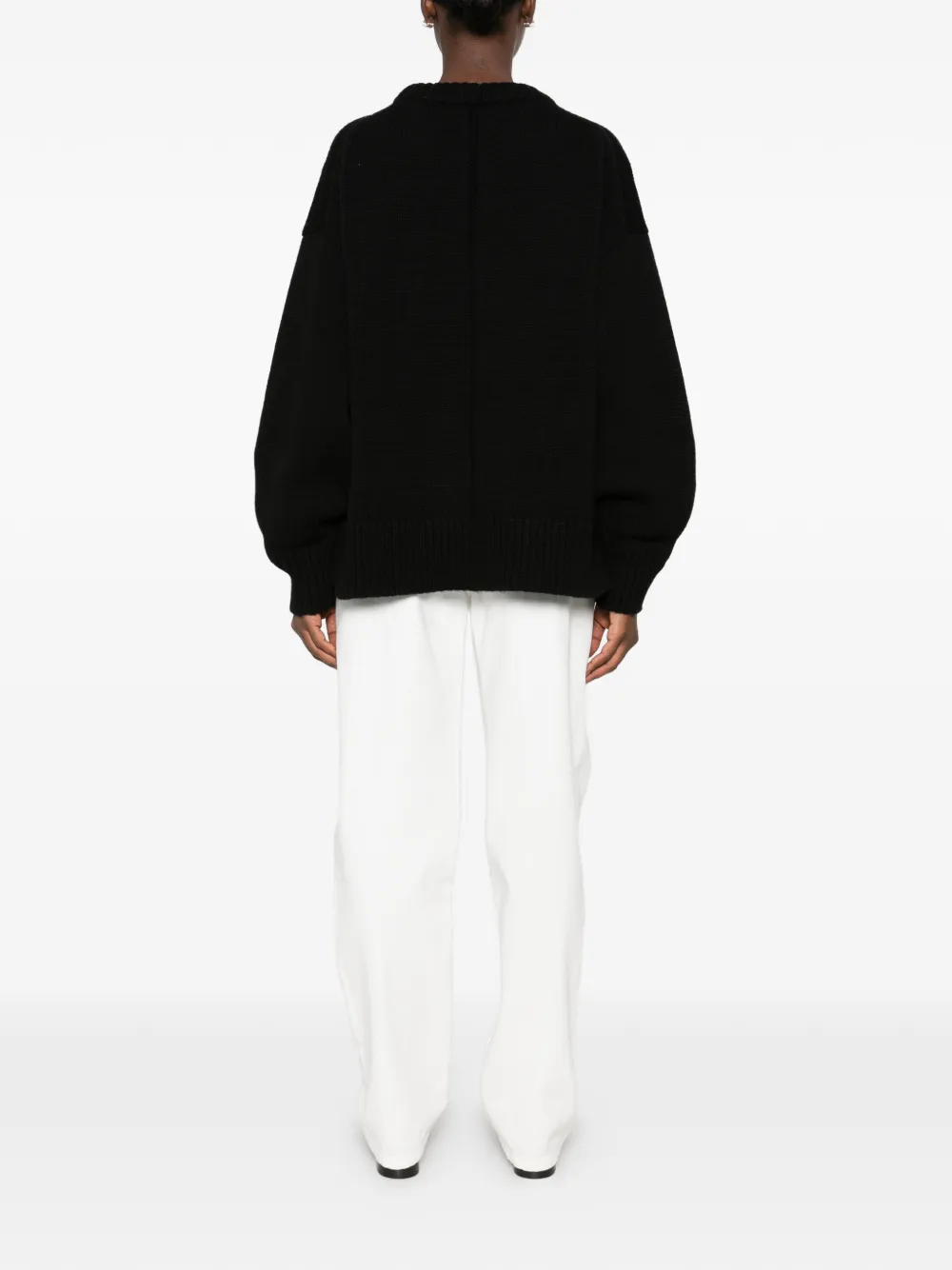 The Row Ophelia sweater Zwart