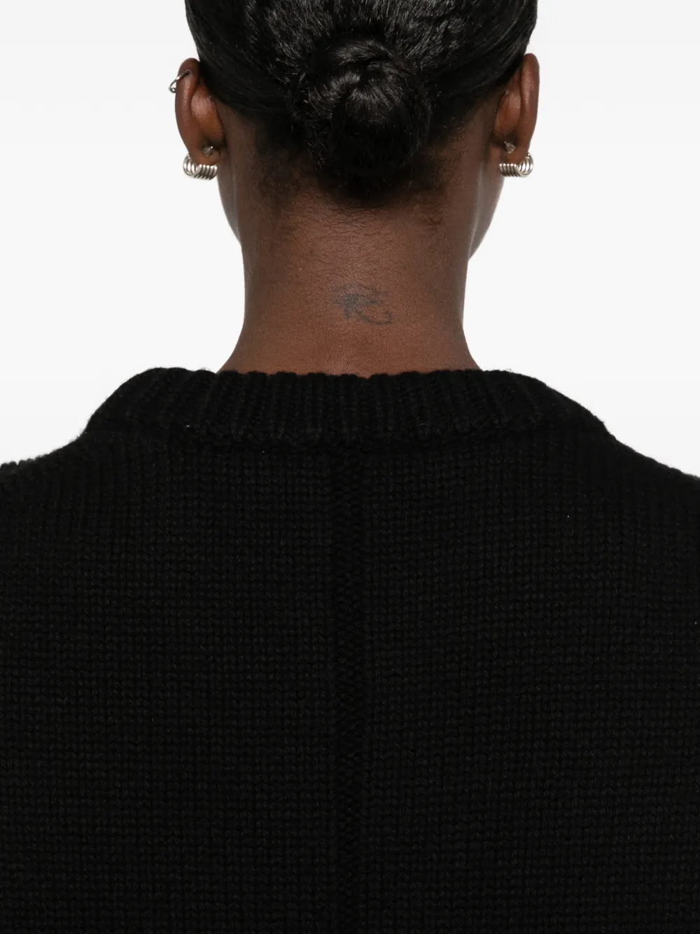The Row Ophelia sweater Zwart